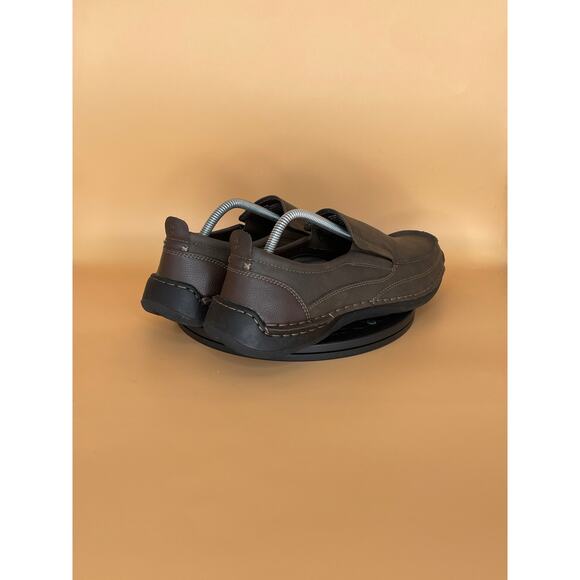 Mens Izod Thomas Memory Foam Slip On Loafers Size 10.5 Brown - Picture 4 of 6